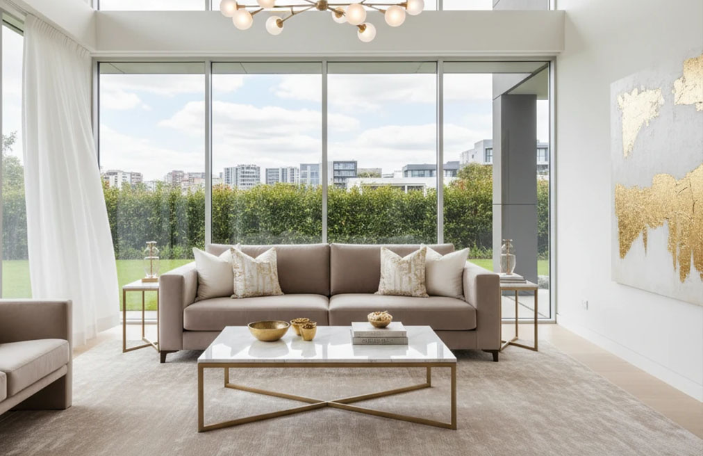 How to Combine Beige, White and Gold in Interior Design